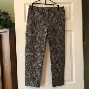 WHBM leopard print pants